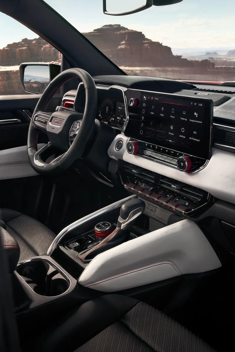 2026 GMC Canyon infotainment system at Estherville Chevrolet GMC in ESTHERVILLE IA
