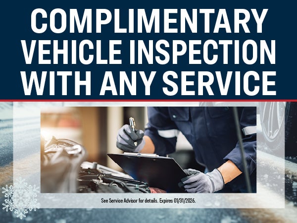 Vehicle Inspection With Any Service