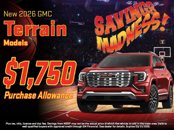 2026 GMC Terrain Buy Offer