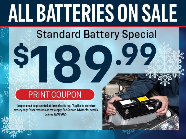 Standard Battery Special | Estherville Chevrolet GMC