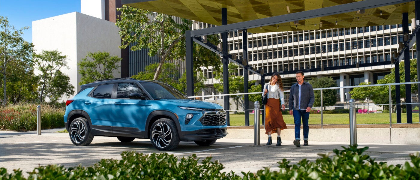 2026 Chevy Trailblazer Exterior Parked Under Promenade