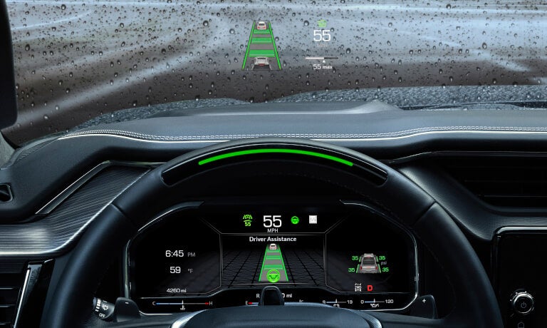 2026 GMC Sierra 1500 Interior Driver Head Up Display