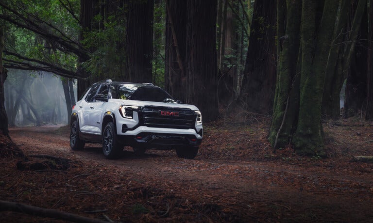 2026 GMC Terrain Exterior Driving In Forest