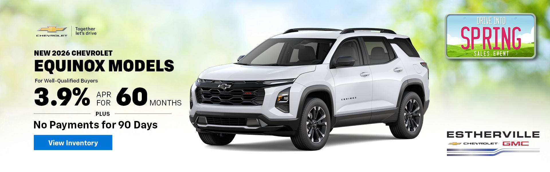 New 2026 Chevy Equinox Models in Estherville, IA