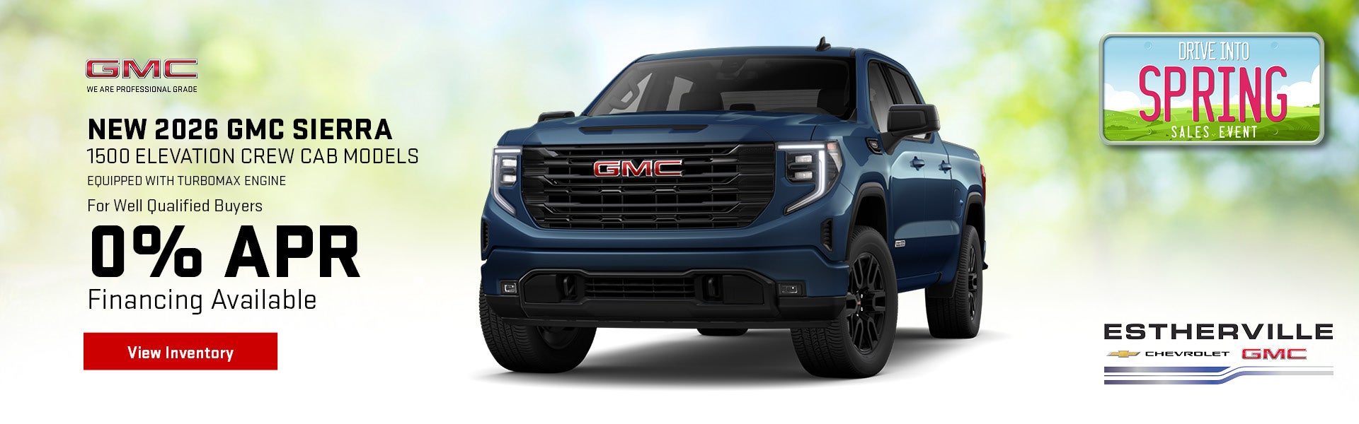 New 2026 GMC Sierra 1500 Elevation Crew Cab Models