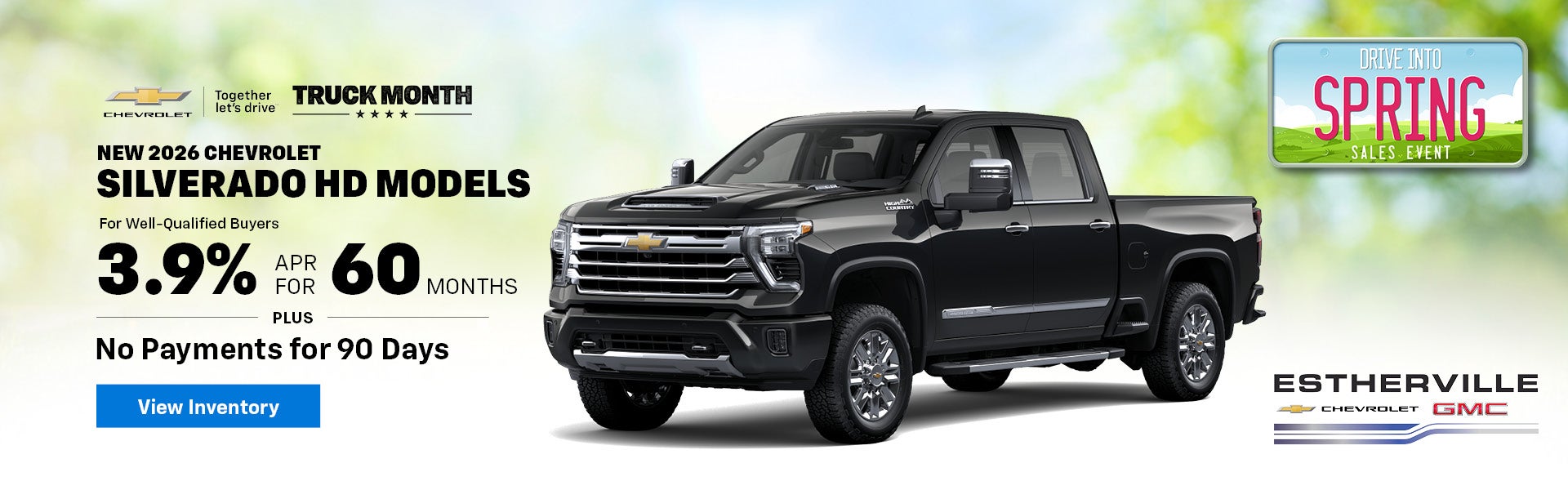 New 2026 Chevy Silverado HD Models in Estherville, IA