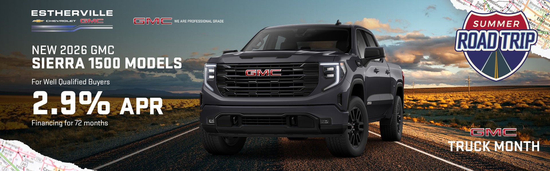 Save on a New 2026 GMC Sierra 1500 in Estherville, IA!