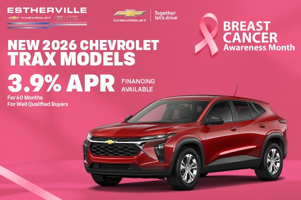 Save on a New 2026 Chevy Trax!